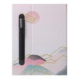The Personalized VistaCase reMarkable Pen Holder Case with Marble Art design features a built-in Marker pen holder,