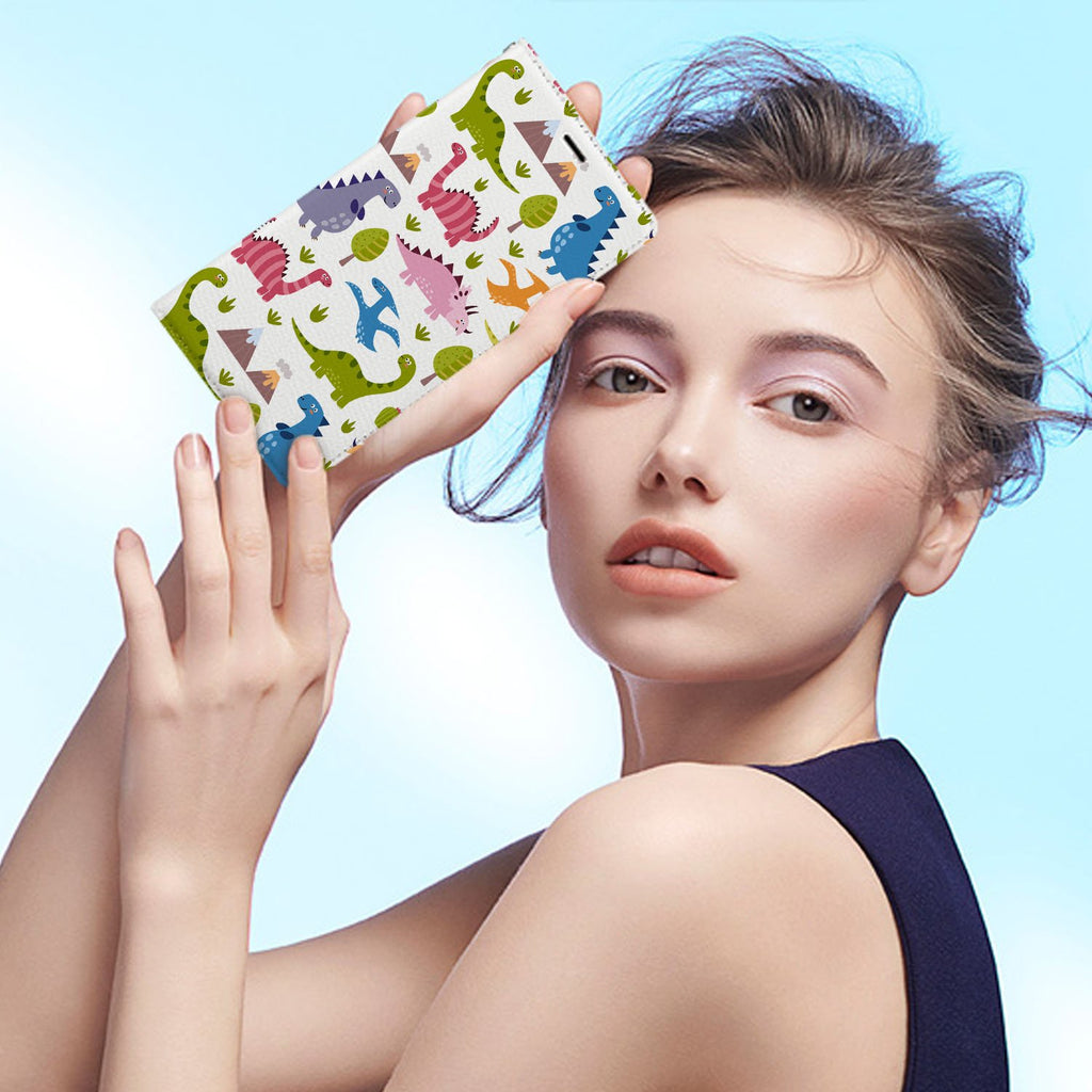 Personalized Huawei Wallet Case with Dinosaur desig marries a wallet with an Samsung case, combining two of your must-have items into one brilliant design Wallet Case.