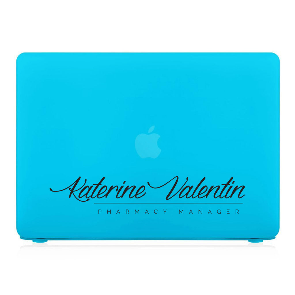 MacBook Case - Signature with Occupation 07