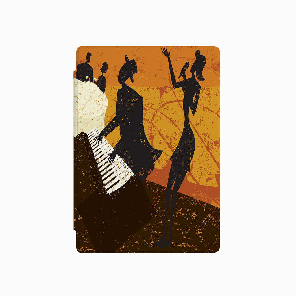 the front side of Personalized Microsoft Surface Pro and Go Case with Music design