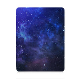 front view of personalized iPad case with pencil holder and Starry Night design