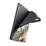 soft tpu back case with personalized iPad case with Horses design