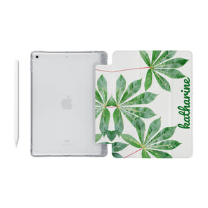 iPad SeeThru Case - Flat Flower