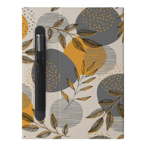 The Personalized VistaCase reMarkable Pen Holder Case with Leaves design features a built-in Marker pen holder,