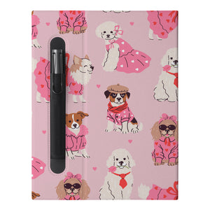 The Personalized VistaCase reMarkable Pen Holder Case with Lovely Dog design features a built-in Marker pen holder,