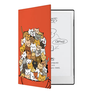 swap - The Personalized VistaCase reMarkable Pen Holder Case is adorned with a vibrant and intricately detailed Cute Cats design