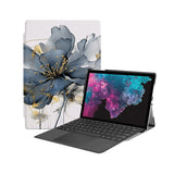 the Hero Image of Personalized Microsoft Surface Pro and Go Case with Artistic Flower design