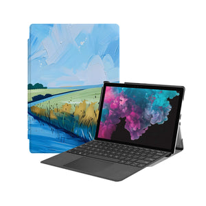 the Hero Image of Personalized Microsoft Surface Pro and Go Case with Abstract Painting design