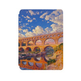 the front side of Personalized Microsoft Surface Pro and Go Case with France Famous Attractions design