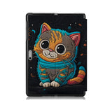 the back side of Personalized Microsoft Surface Pro and Go Case with Cute Cat design