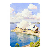 the front view of Personalized Samsung Galaxy Tab Case with Australia Oil Painting design