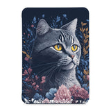 the front view of Personalized Samsung Galaxy Tab Case with Cute Cat design