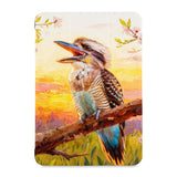 the front view of Personalized Samsung Galaxy Tab Case with Australia Wild Animal design