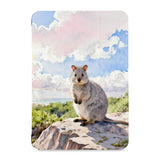the front view of Personalized Samsung Galaxy Tab Case with Australia Wild Animal design