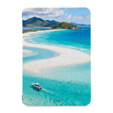 the front view of Personalized Samsung Galaxy Tab Case with Australia Oil Painting design