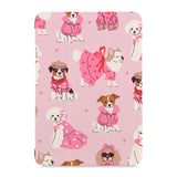 the front view of Personalized Samsung Galaxy Tab Case with Lovely Dog design