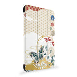 the side view of Personalized Samsung Galaxy Tab Case with Japanese Pattern design