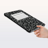 a hand is holding the Personalized Samsung Galaxy Tab Case with Composite Book design