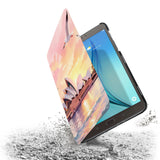 the drop protection feature of Personalized Samsung Galaxy Tab Case with Australia Oil Painting design