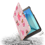 the drop protection feature of Personalized Samsung Galaxy Tab Case with Lovely Dog design