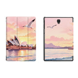 the whole printed area of Personalized Samsung Galaxy Tab Case with Australia Oil Painting design