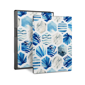 Vista Case reMarkable Folio case with Geometric Flower Design perfect fit for easy and comfortable use. Durable & solid frame protecting the reMarkable 2 from drop and bump. - swap