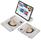  the VistaCase Personalized iPad Slim Fit Case with Marble Flower design,  Made to order, you can personalize it further by adding a monogram or your signature to the design, making it the perfect personalized gift.