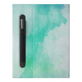 The Personalized VistaCase reMarkable Pen Holder Case with Abstract Watercolor Splash design features a built-in Marker pen holder,