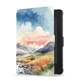 kindle foilo case with Landscape design, Opens and closes just like a book to wake your Kindle or put it to sleep - swap