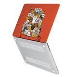 hardshell case with Cute Cats design has rubberized feet that keeps your MacBook from sliding on smooth surfaces