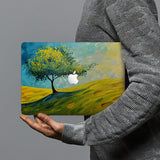 hardshell case with Tree Painting design combines a sleek hardshell design with vibrant colors for stylish protection against scratches, dents, and bumps for your Macbook