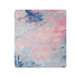 the Front View of Personalized Kindle Oasis Case with Oil Painting Abstract design - swap