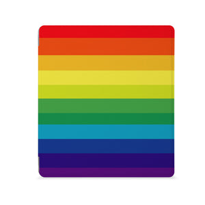 the Front View of Personalized Kindle Oasis Case with Rainbow design - swap