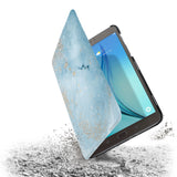 the drop protection feature of Personalized Samsung Galaxy Tab Case with Marble Gold design