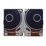 the whole front and back view of personalized kindle case paperwhite case with Retro Vintage design