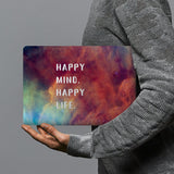 hardshell case with Positive design combines a sleek hardshell design with vibrant colors for stylish protection against scratches, dents, and bumps for your Macbook