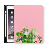 frontview of personalized iPad folio case with 5 design