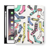 frontview of personalized iPad folio case with 3 design