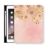 frontview of personalized iPad folio case with 2 design