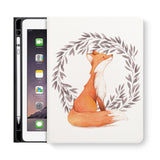 frontview of personalized iPad folio case with 3 design