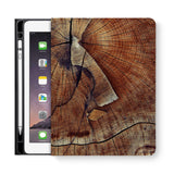 frontview of personalized iPad folio case with 8 design