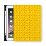 frontview of personalized iPad folio case with 7 design