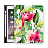 frontview of personalized iPad folio case with 3 design