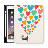 frontview of personalized iPad folio case with 6 design