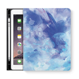 frontview of personalized iPad folio case with 4 design