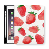 frontview of personalized iPad folio case with 2 design