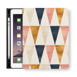 frontview of personalized iPad folio case with 7 design