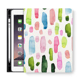 frontview of personalized iPad folio case with 5 design