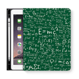 frontview of personalized iPad folio case with 2 design