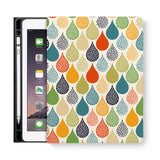 frontview of personalized iPad folio case with 2 design